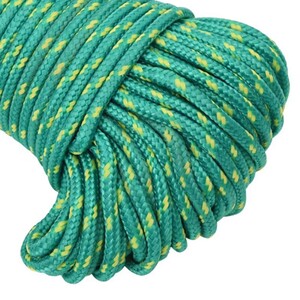 Boottouw 10 mm 50 m polypropyleen groen Boottouw 10 mm 50 m polypropyleen groen