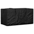 Sac De Rangement Coussins Jardin 150x75x75cm PE Noir - Protection Extérieur Balcon Terrasse