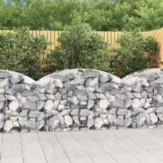 Panier de gabions arqué 150x50x80 100 cm Fer galvanisé