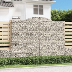 Panier de gabions arqué 300x50x220 240 cm Fer galvanisé