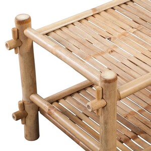 QUVIO Schoenenrek - 2 Planken - Bamboe - Naturel - QUVIO QUVIO Schoenenrek - 2 Planken - Bamboe - Naturel - QUVIO