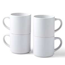 Mug céramique 295 ml x 4