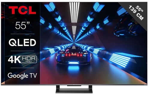 ”55C735 55”” 4K Ultra HD 144 Hz avec Google TV et Game Master Pro 2022”