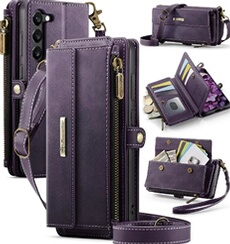 Etui FOXDOCK pour Samsung Galaxy S23 Plus RFID Bloquer un portefeuille multifonction couvercle en cuir vintage avec des emplacements de carte et une