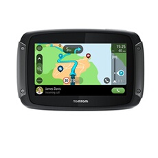 TomTom GPS Moto RIDER 550 4 3 pouces Carte Monde TomTom Traffic Alertes des zones de Danger Appel Mains Libres - vue 3