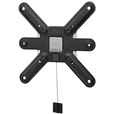 Ultra Slim Flat13mm du mur 13 43''''/33 109cm Pour TV max 40KGS De VESA VESA 200 Verrouillage automatique et deverrouillage facile Caoutchouc protecteur Chevilles Fischer Garantie a vie.