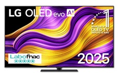 OLED65G56LS.AEU OLED evo Noir Profond + pied inclus 120 Hz 4K 164 cm IA 202