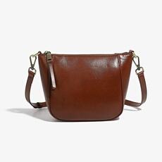 Cuir véritable femmes Sac porté main chic sac à main marron