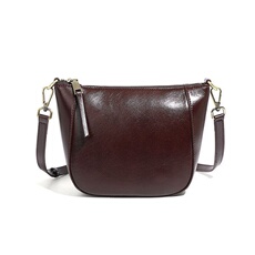 Cuir véritable femmes Sac porté main chic sac à main violet