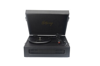 vinyle HALTERREGO SOHO 2 3 vitesses de lecture enceintes stéréo intégrées. Entrée : jack audio 3 5 mm Sortie RCA Prise casque - vue 2