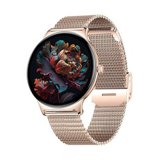Montre connectée GENERIQUE Montre connectée V89 - Appels Bluetooth, Écran AMOLED HD, Étanche, rose