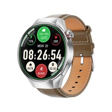 Montre connectée GENERIQUE Montre Connectée Intelligente G5PLUS - Appels Bluetooth, Surveillance Santé, Style Élégant - brun