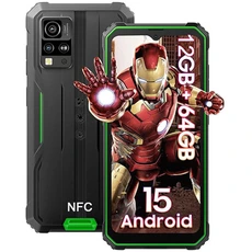Smartphone Blackview BV4800 SE Smartphone Incassable Android 15 6.56,5100mAh,12Go+64Go/2To,16MP+8MP, Dual SIM NFC Face ID - Noir