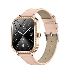 Montre connectée GENERIQUE Montre Élégante MK88 pour Femme – Bluetooth, Santé (Cœur/Pression/SpO2) – OR