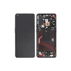 Original Ecran LCD et Vitre Tactile Pulled avec Châssis (PIEC) Noir pour OnePlus 9 Pro