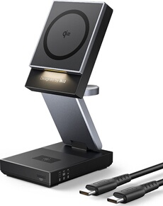 PB MagPro 3 en 1 pliable USB C + cbl USB CC