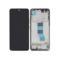 Original Ecran LCD et Tactile Pulled avec Châssis (PIEC) Noir pour Redmi Note 14 5G
