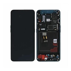 Original Ecran LCD et Tactile Pulled avec Châssis (PIEC) Bleu Pour Reno 2