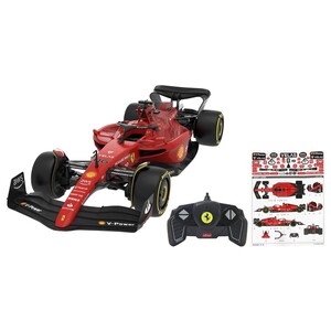 JAMARA Ferrari F1-75 1:18 2,4 GHz - 2,4 GHz para multijugador, Licencia Oficial, Pintura Fiel al Coche, Color Rojo JAMARA Ferrari F1-75 1:18 2,4 GHz - 2,4 GHz para multijugador, Licencia Oficial, Pintura Fiel al Coche, Color Rojo