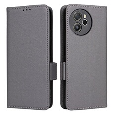 Coque pour Blackview Shark 8 étui à rabat magnétique en TPU souple antichoc avec porte-cartes, compatible avec Blackview Shark 8-Gris