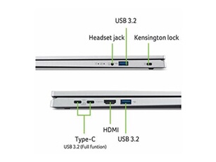 Aspire Go 15 AG15-71P - Intel Core i5 - i5-1334U / jusqu'à 4.6 GHz - Win 11 Home - Carte graphique Intel Iris Xe - 32 Go RAM - 1.024 To SSD NVMe, QLC