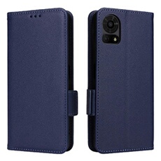 Coque pour TCL 50 LE 4G/T510SPP étui à rabat magnétique en TPU souple antichoc avec porte-cartes, compatible avec TCL 50 LE 4G/T510SPP-Bleu
