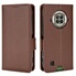 Housse de protection pour Doogee S40 étui à rabat en similicuir marron Housse de protection pour Doogee S40 étui à rabat en similicuir marron