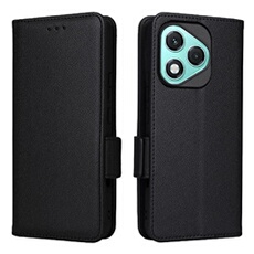 Coque pour Honor 400 Lite 5G étui à rabat magnétique en TPU souple antichoc avec porte-cartes, compatible avec Honor 400 Lite 5G-Noir