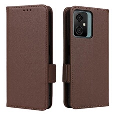 Coque pour Blackview Oscal C70 étui à rabat magnétique en TPU souple antichoc avec porte-cartes, compatible avec Blackview Oscal C70-Marron