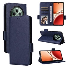 Coque pour OPPO Reno12 F 5G étui à rabat magnétique en TPU souple antichoc avec porte-cartes, compatible avec OPPO Reno12 F 5G-Bleu