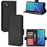 Étui Wiko View 2 En Cuir PU Effet Daim - Portefeuille Magnétique Avec Poches Cartes