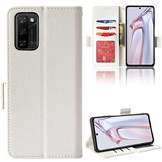 Coque pour Blackview A100 étui à rabat magnétique en TPU souple antichoc avec porte-cartes, compatible avec Blackview A100-Blanc
