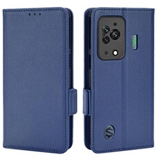 Coque pour Xiaomi Black Shark 5 étui à rabat magnétique en TPU souple antichoc avec porte-cartes, compatible avec Xiaomi Black Shark 5-Bleu
