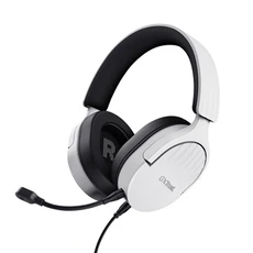 Casque audio Trust GXT 489W FAYZO - Micro-casque - circum-aural - filaire - jack 3,5mm - blanc
