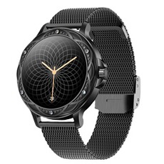 Montre connectée GENERIQUE Smartbluetooth casque montre CCF12 bracelet noir sport sommeil sain