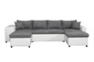 Canapé d'angle convertible avec coffre Gris clair Modèle PATTY Angle Canapé d'angle convertible avec coffre Gris clair Modèle PATTY Angle