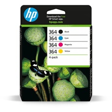 Pack De 4 Cartouches D'encre Hp 364 + Cyan + + Jaune Authentiques Hp La Cartouche D'imprimante - vue 5