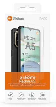 Made for Xiaomi Pack Coque TPU et Verre Trempé Redmi A5
