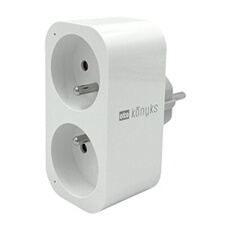 Double Prise Wi Fi + BT format FR compteur de consommation