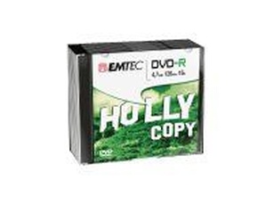- 10 x DVD-R - 4.7 Go (120 minutes) 16x - argent - boîtier CD étroit