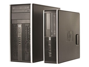 Compaq 6000 Pro - Micro-tour Pentium E5300 - RAM 2 Go - HDD 250 Go - DVD SuperMulti - GMA X4500 - Gigabit Ethernet - mise à niveau inférieur Windows