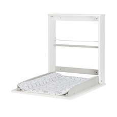 Table à langer murale Plouf compacte avec matelas à langer