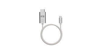 Lnq Câble USB-C vers Display Port 8K/60Hz 2 m Gris sidéral - vue 1