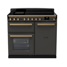 PIANO DE CUISSON ESTEL DELUXE TAB IND 100 CM LAITON ANTIQUE - vue 4