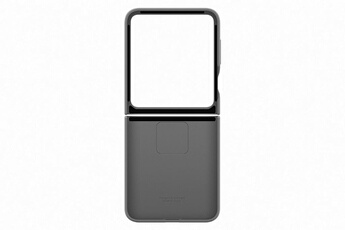 en silicone avec anneau Gris pour Galaxy Z Flip 7 FE