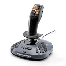 Joystick Multifonction SimTask Noir pour le Farming