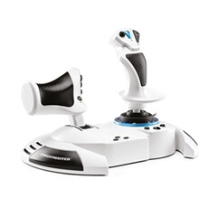 Joystick Thrumaster Hotas One Microsoft Flight Simulator Edition Blanc et noir pour Xbox Series X/S et PC