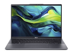 Swift Go 14 SFG14-63 - Conception de charnière à 180 degrés - AMD Ryzen 5 - 8645HS / jusqu'à 5 GHz - Win 11 Home - Radeon 760M - 16 Go RAM - 512 Go