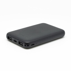 - Banque d'alimentation - 5000 mAh - 2.1 A - 2 connecteurs de sortie (USB)