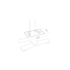 SUPPORT TABLETTE BLANCHE POUR MEUBLE WILL